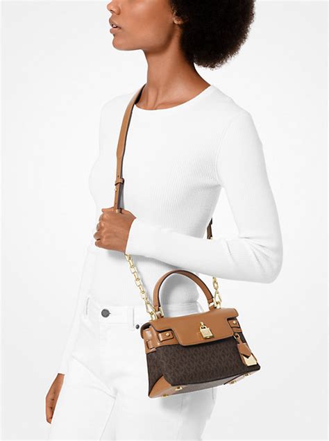 michael michael kors gramercy small logo satchel